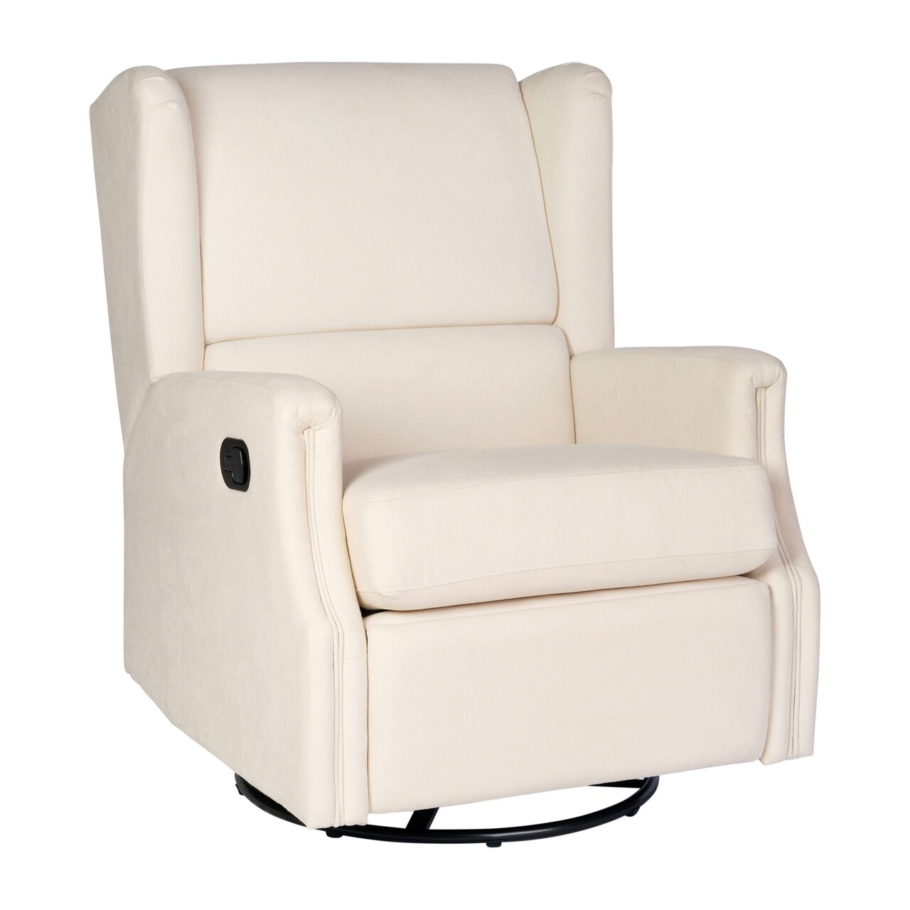 Merrick Lane Abby 3 in 1 Wingback Manual Recliner Rocker Swivel